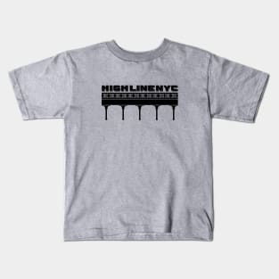 New York City's High Line Trail and Park Kids T-Shirt